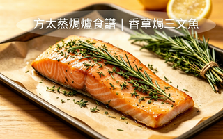 方太蒸焗爐食譜｜香草焗三文魚