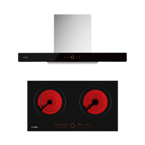 【Smart Kitchen Appliance 2-Piece Set】EMG9008 90cm Range Hood + EEG75201 75cm Hob