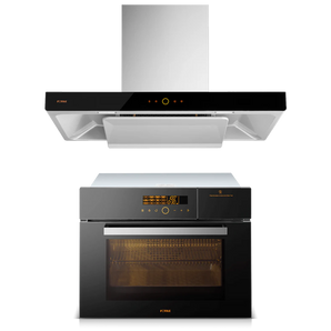 【輕鬆下廚2件組合】- EMG9008 90cm 抽油煙機 + HZK-TS1 42公升 蒸焗爐