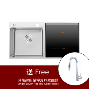 SD2F-P6 鋅盤洗碗碟機 (右方)